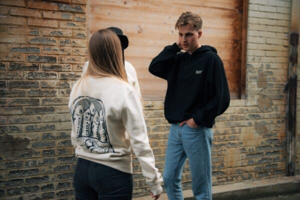Oversized Hoodie black – Bild 5