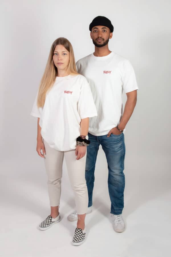 Oversized Shirt beige – Bild 3